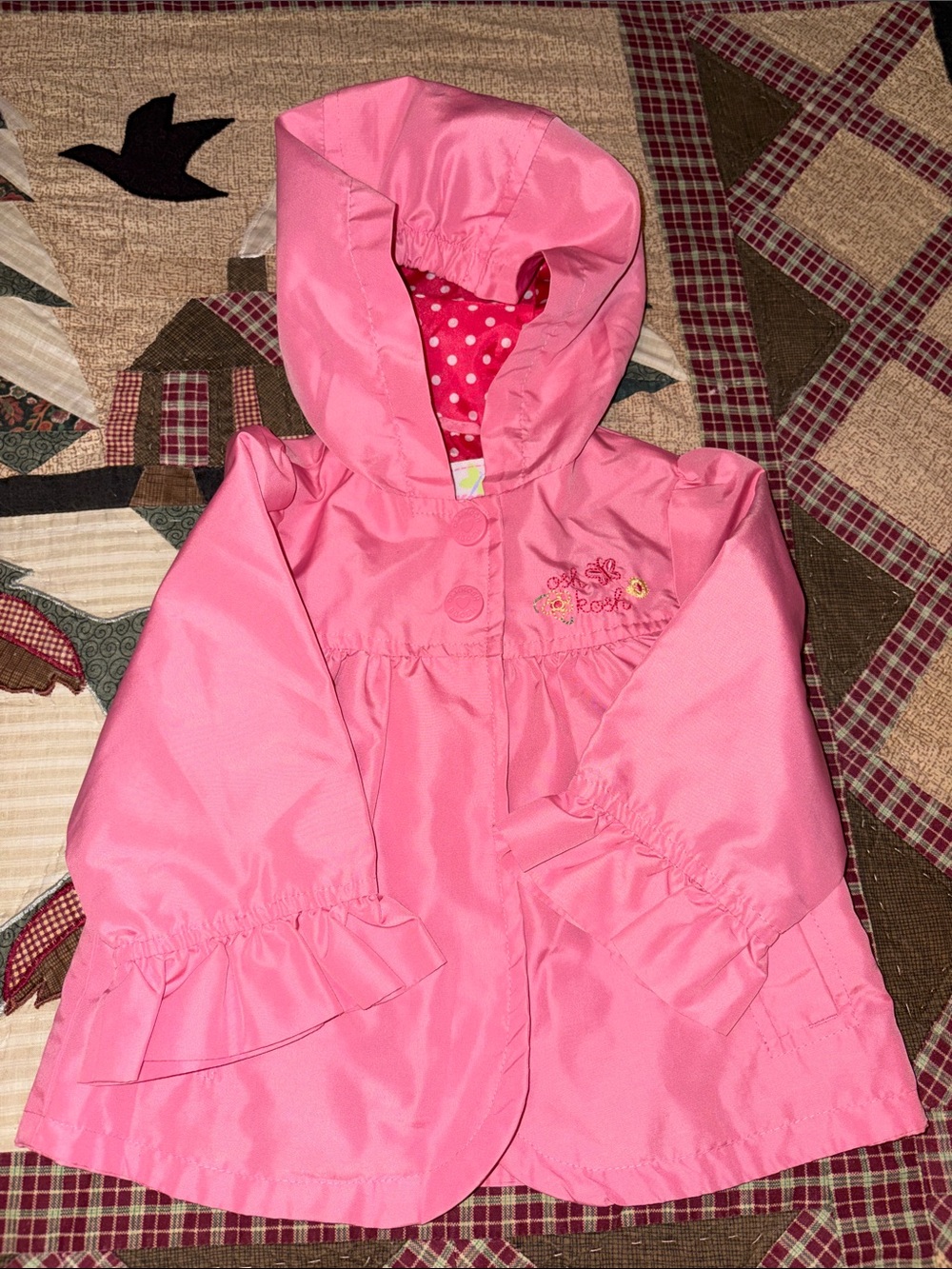 Vintage OSHKOSH Bβgosh embroidered rain jacket